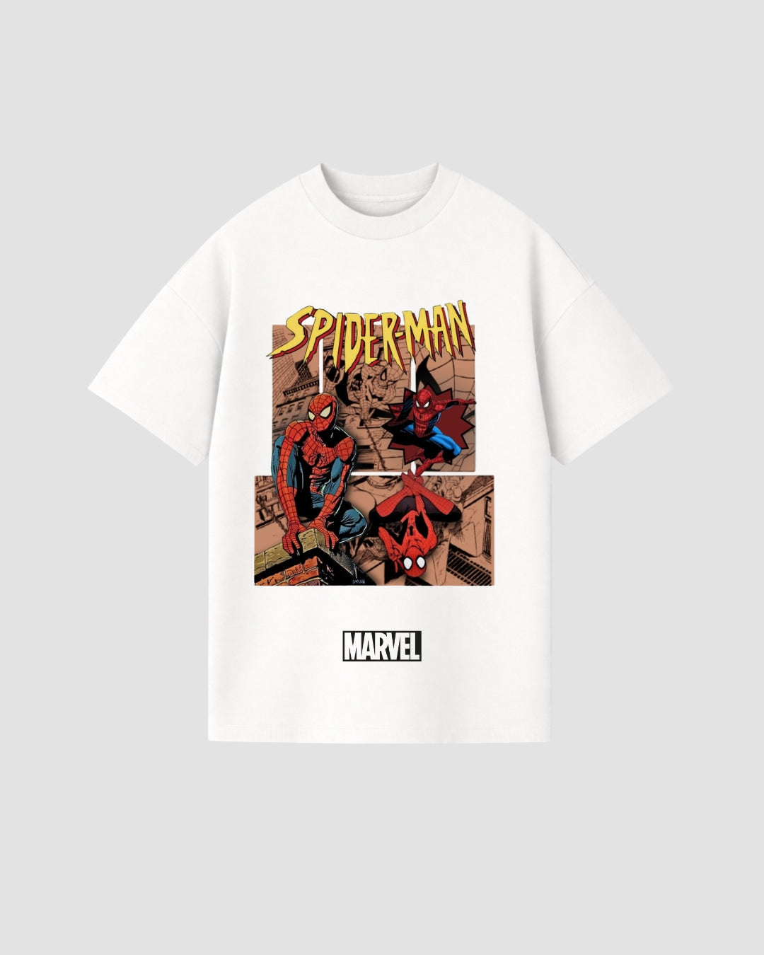 T-Shirt White Spiderman