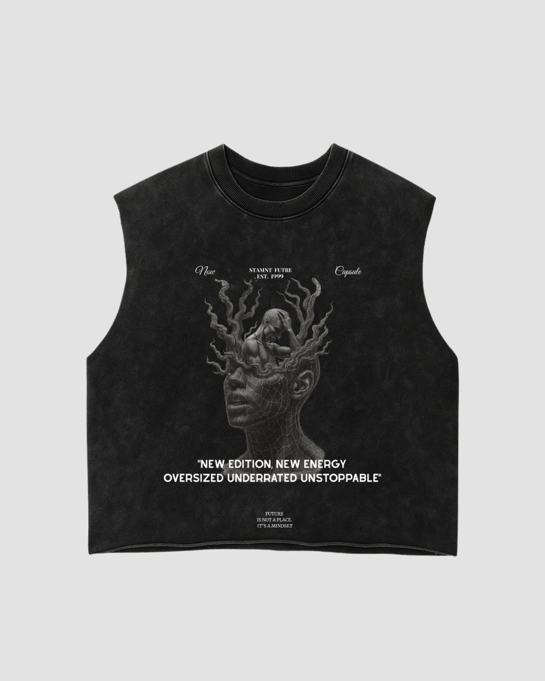 Sleeveless Boxy Fit New Edition Black