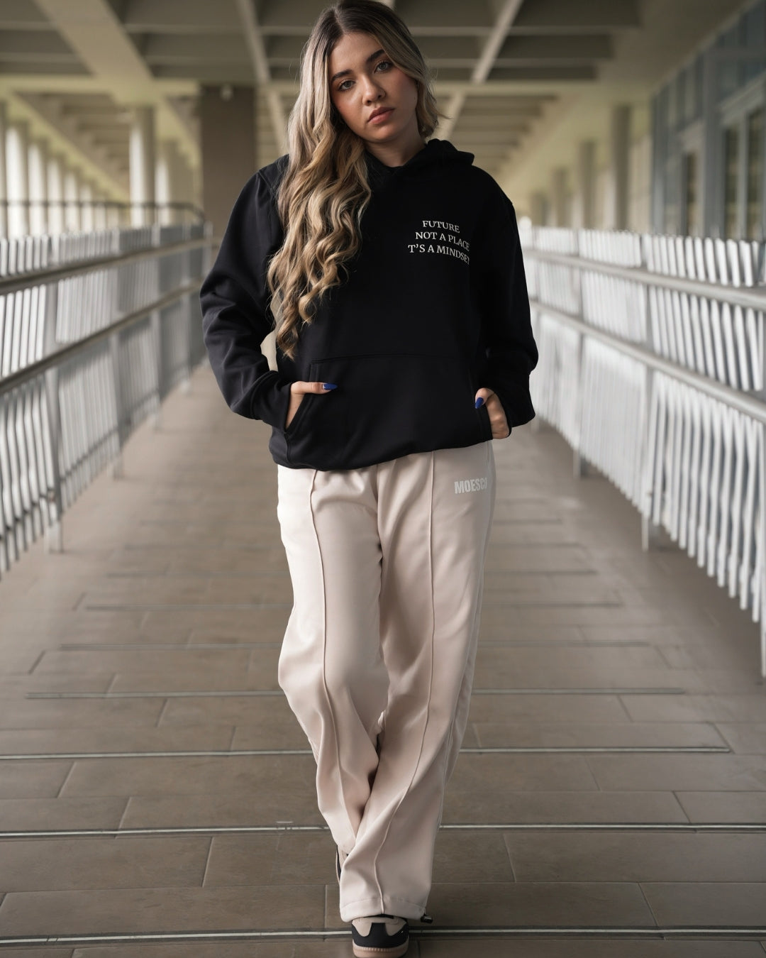 Pack X2 Jogger Básico Moesco Ivory/Black