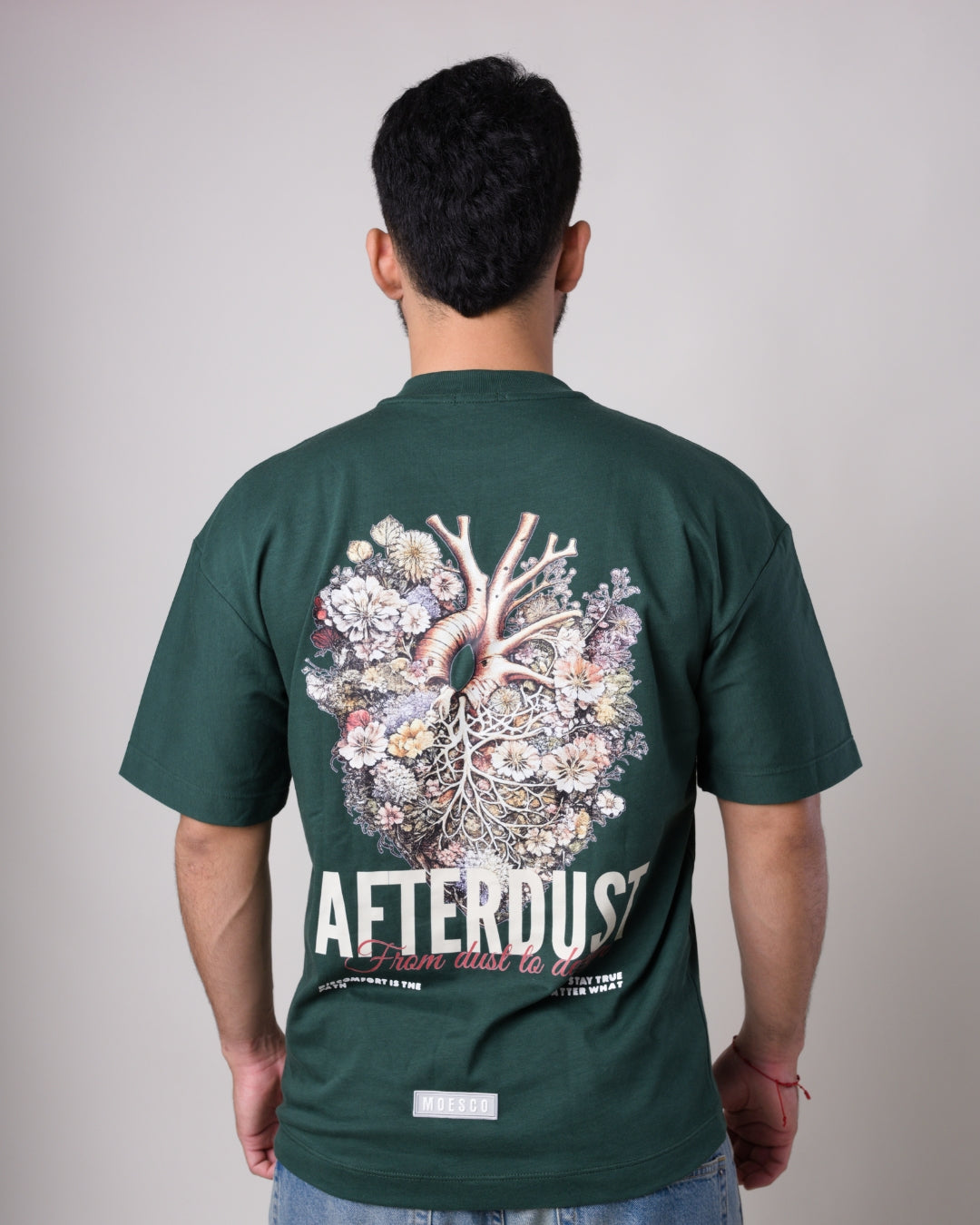 T-shirt Oversize Afterdust Green