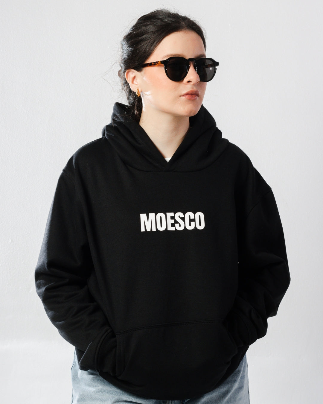 Hoodie Oversize Moesco Original Black