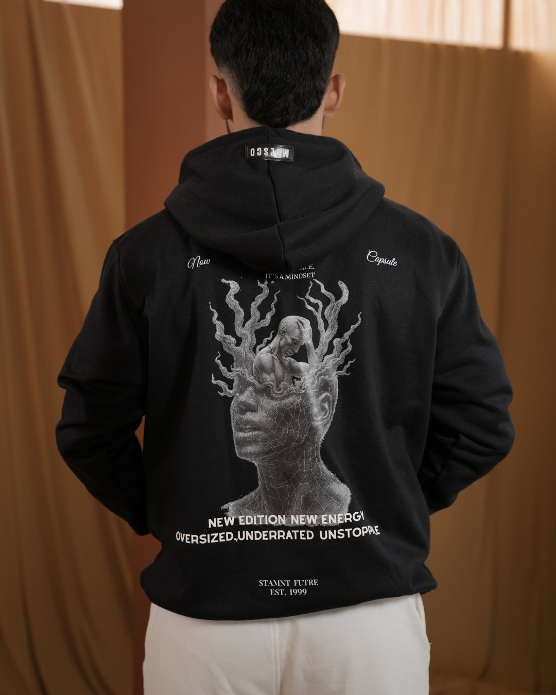 Hoodie Oversize New Edition Black