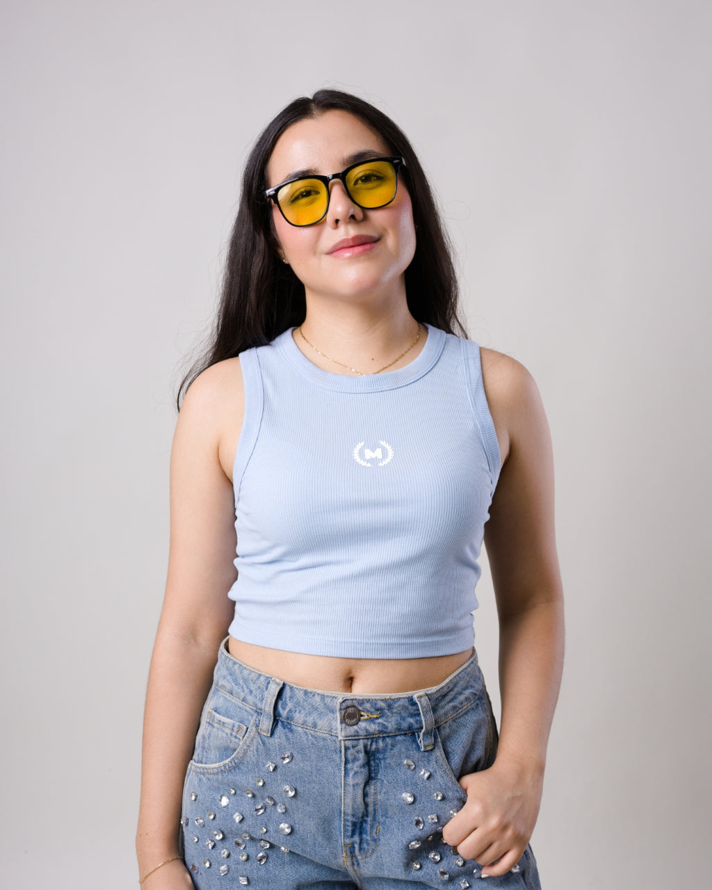 Pack X3 Tank Top Básico White/blue/black