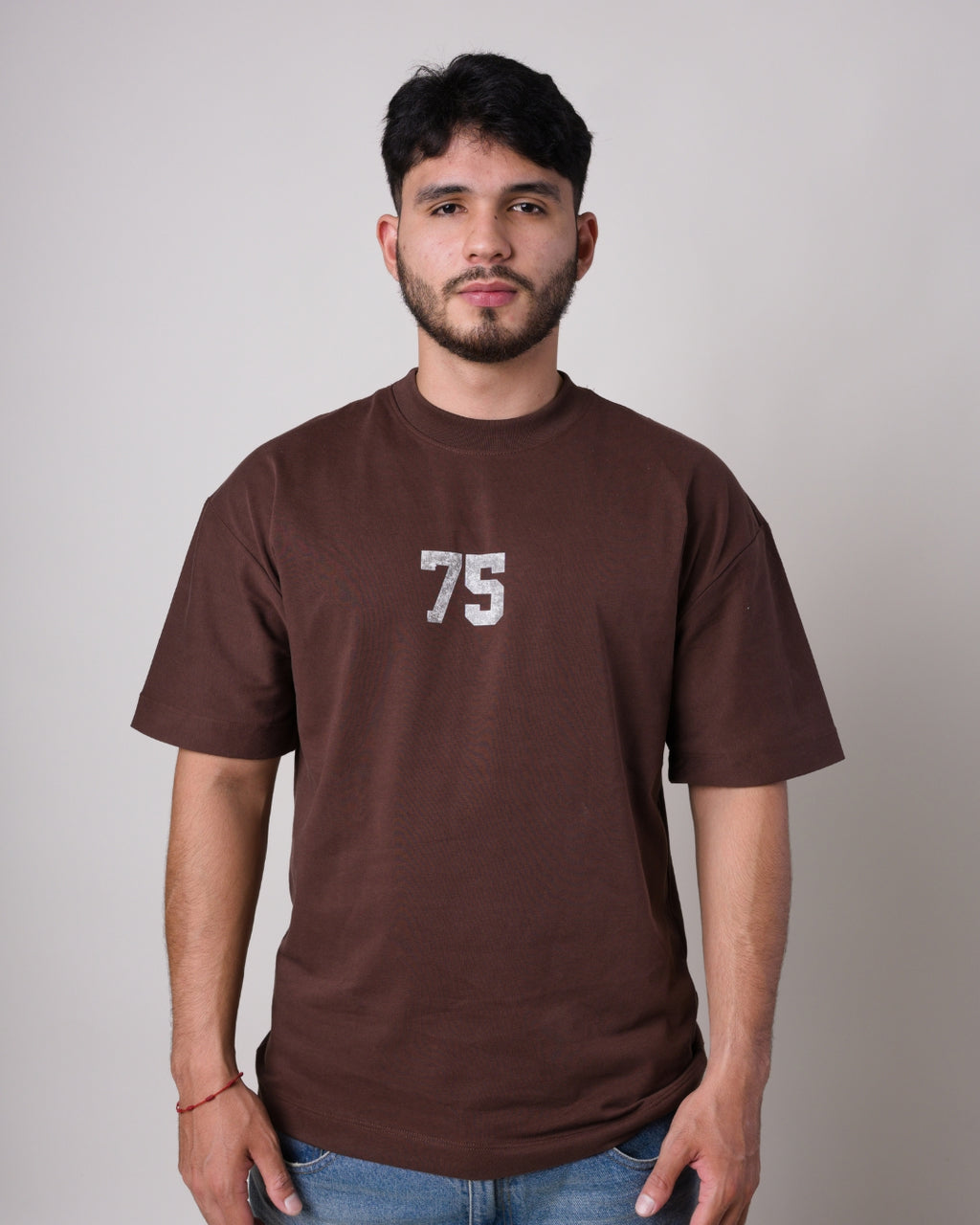 T-shirt Oversize Seventy-Five Brown