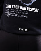 Hoodie Oversize Own Respect Black