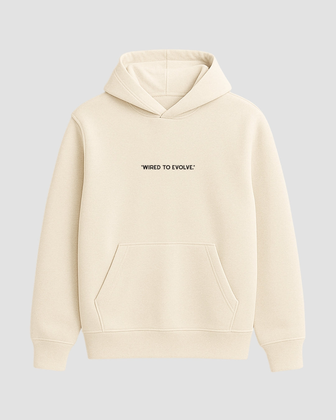 Hoodie Oversize To Evolve Ivory