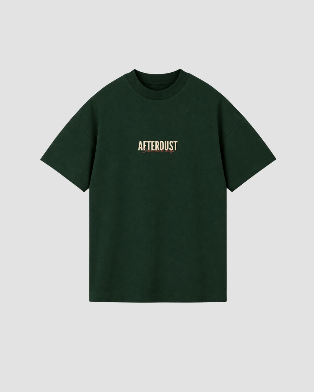 T-shirt Oversize Afterdust Green