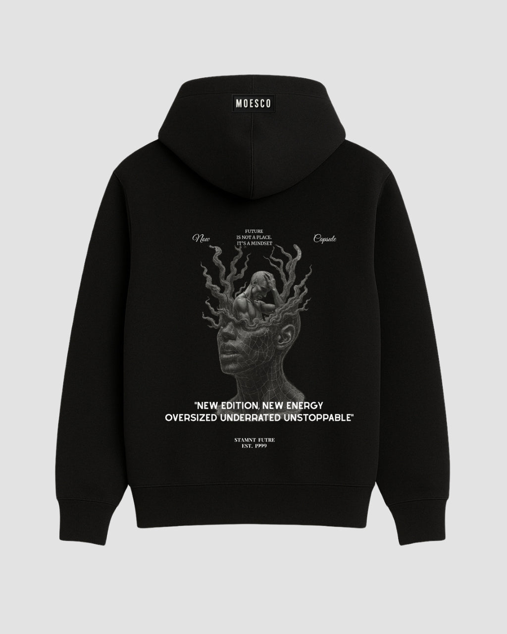 Hoodie Oversize New Edition Black