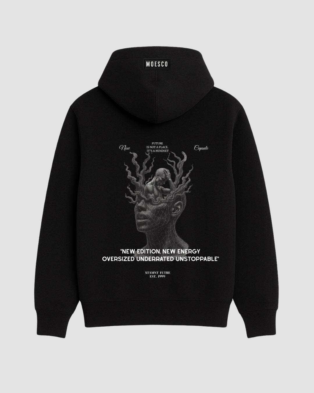 Hoodie Oversize New Edition Black