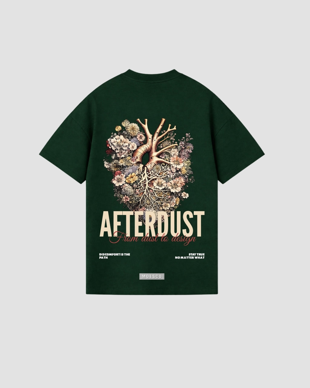 T-shirt Oversize Afterdust Green