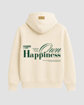 Hoodie Oversize Happiness Ivory