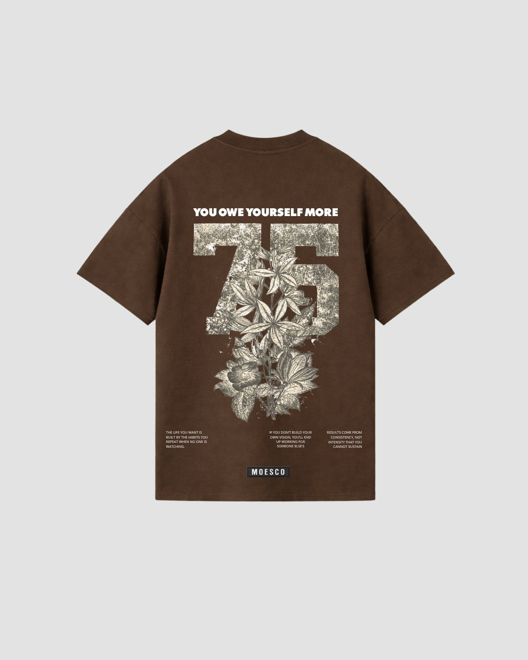 T-shirt Oversize Seventy-Five Brown