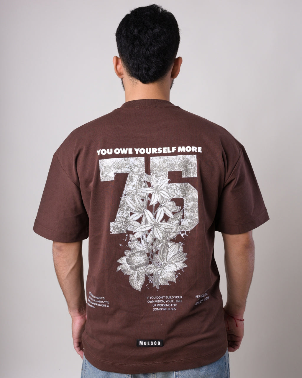 T-shirt Oversize Seventy-Five Brown
