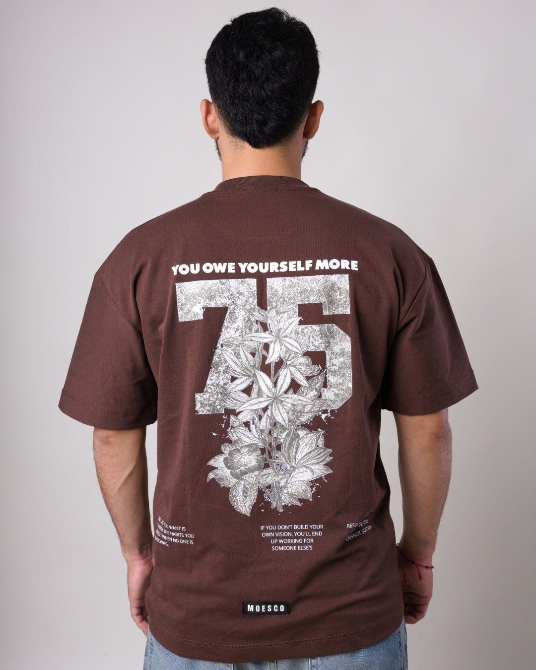 T-shirt Oversize Seventy-Five Brown
