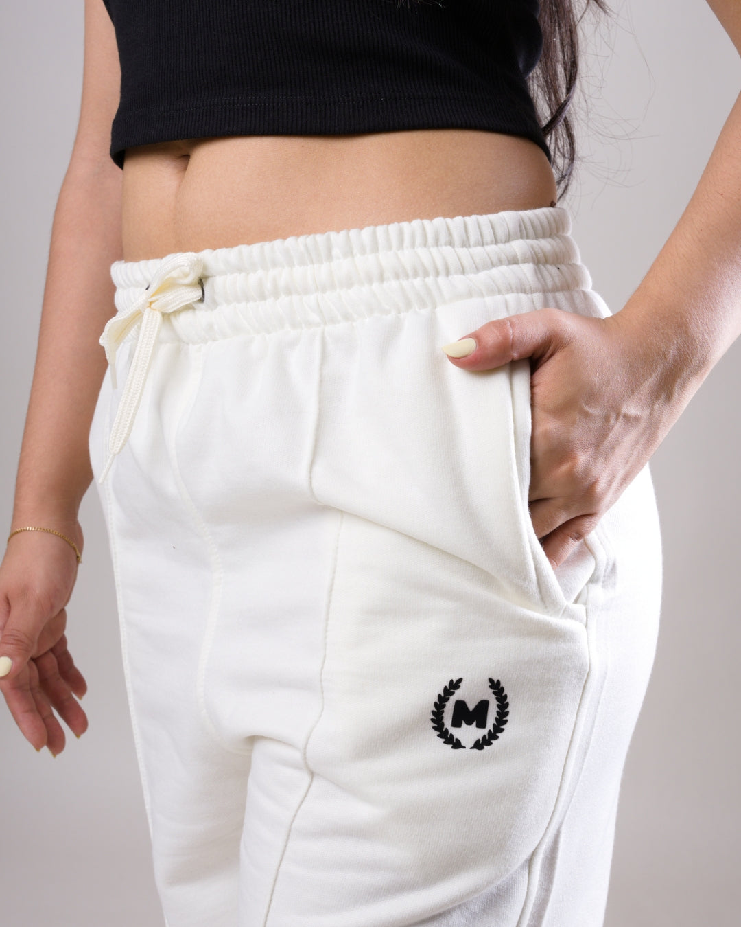 Jogger básico white
