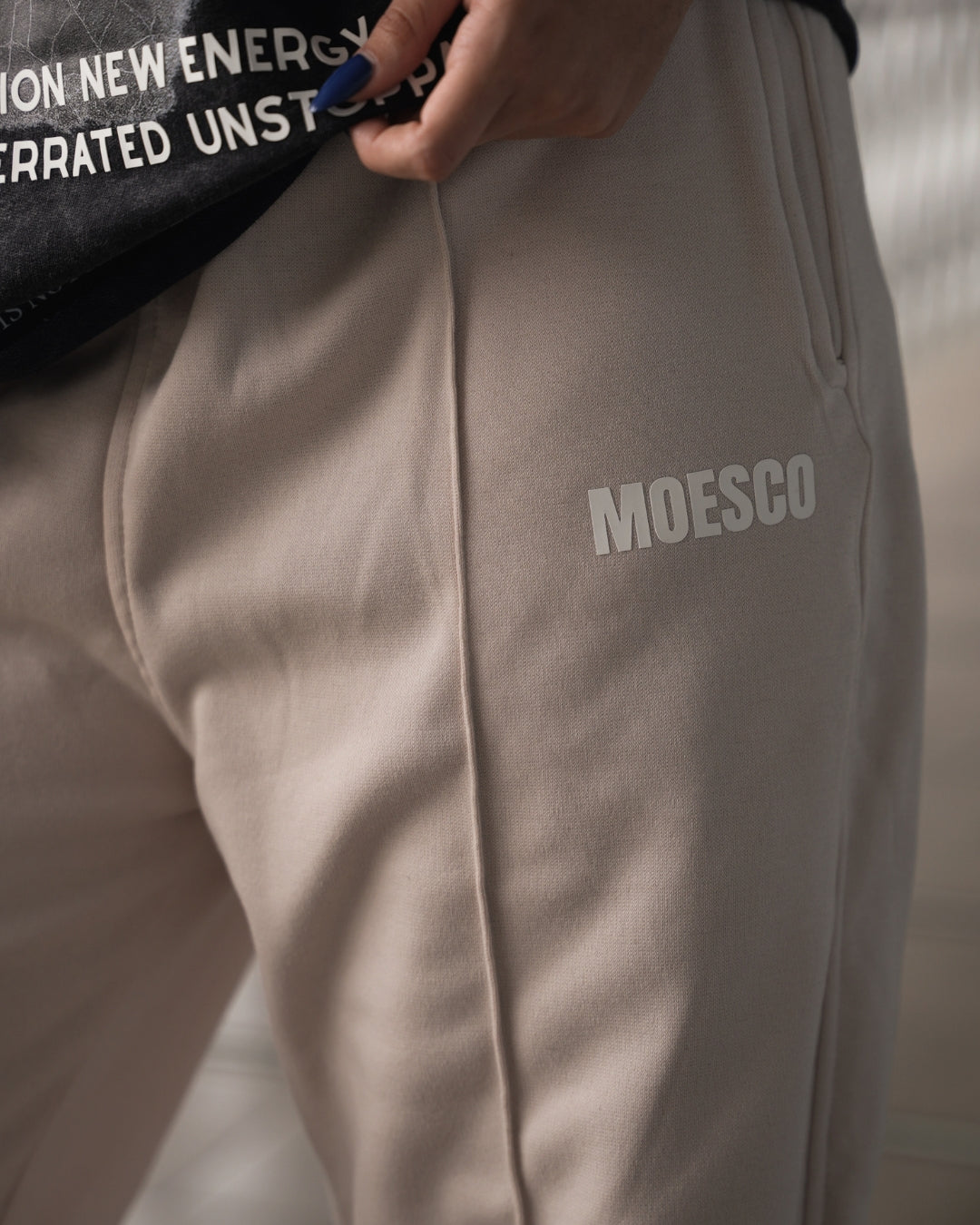 Pack X2 Jogger Básico Moesco Ivory/Black