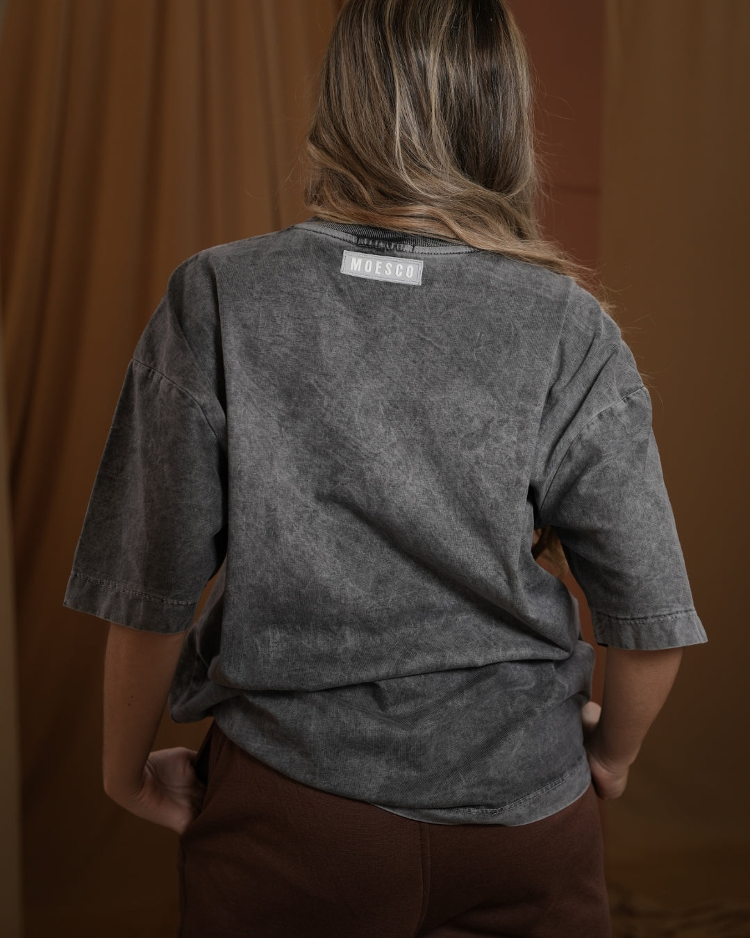 T-shirt Oversize Code The Cosmos Acid Grey