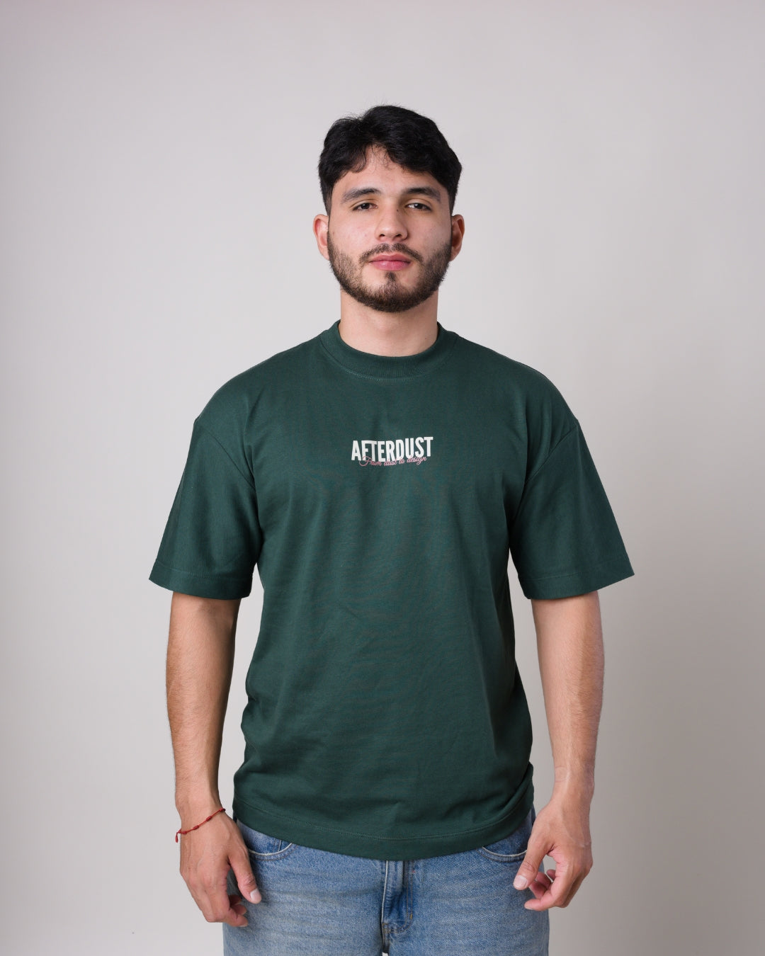 T-shirt Oversize Afterdust Green