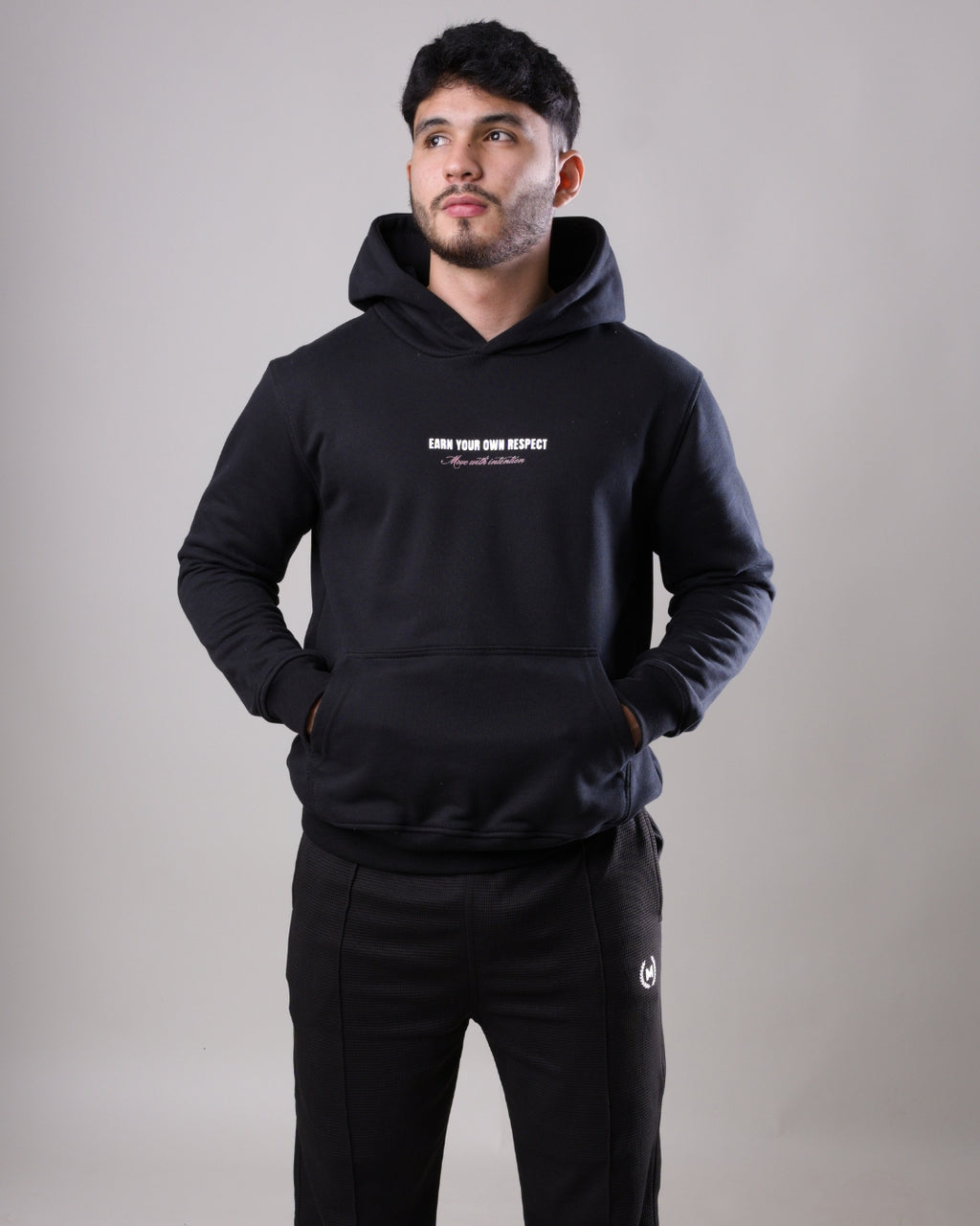 Hoodie Oversize Own Respect Black