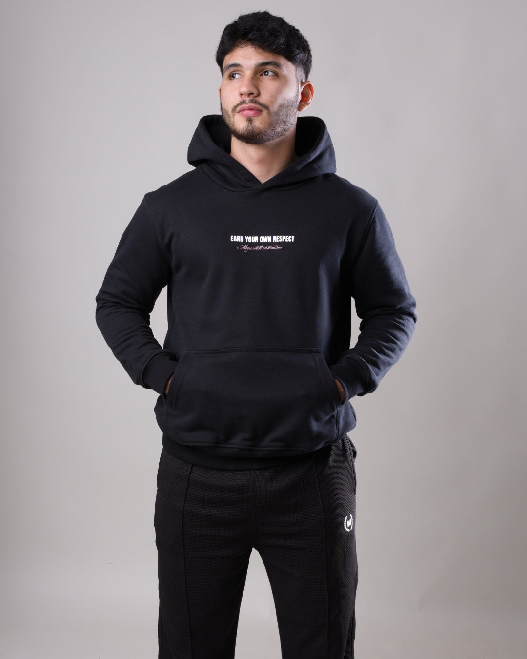 Hoodie Oversize Own Respect Black