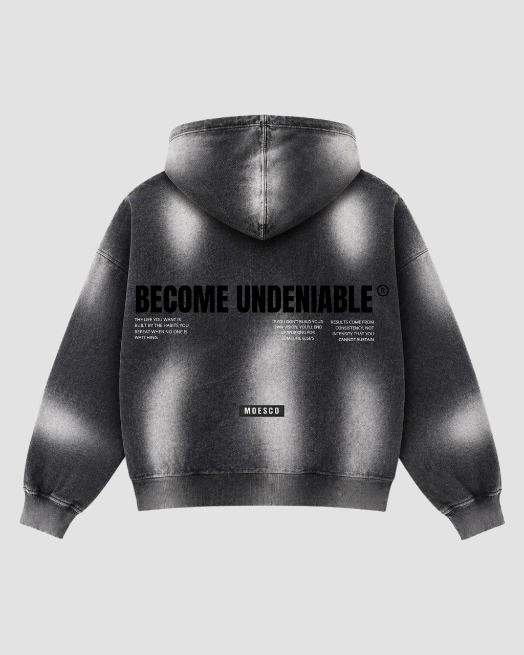 Hoodie Boxy Fit Undeniable black