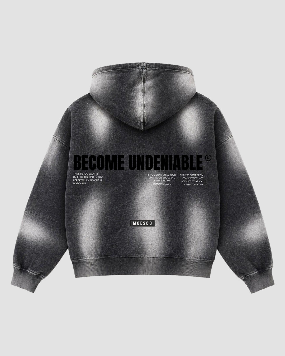 Hoodie Boxy Fit Undeniable black