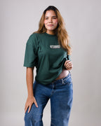 T-shirt Oversize Afterdust Green