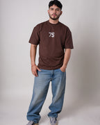 T-shirt Oversize Seventy-Five Brown