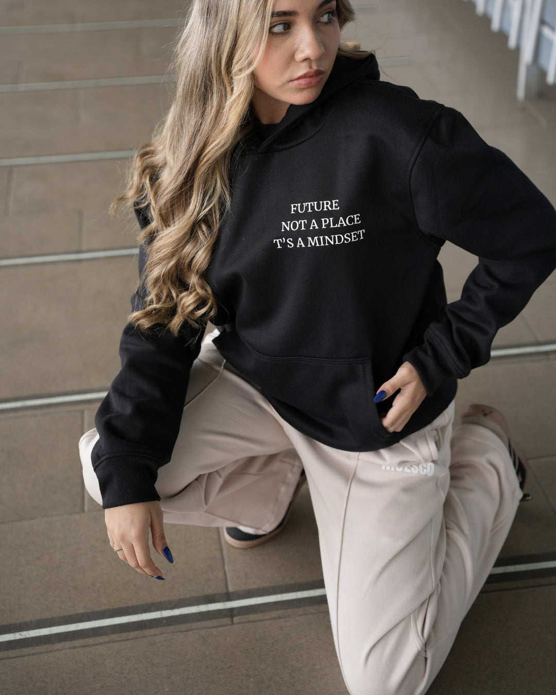 Jogger Basico Moesco Ivory