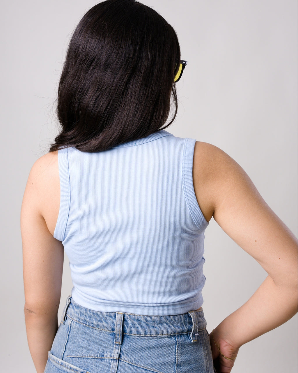 Tank Top Básico Moesco Baby Blue