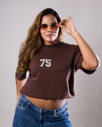 T-shirt Oversize Seventy-Five Brown