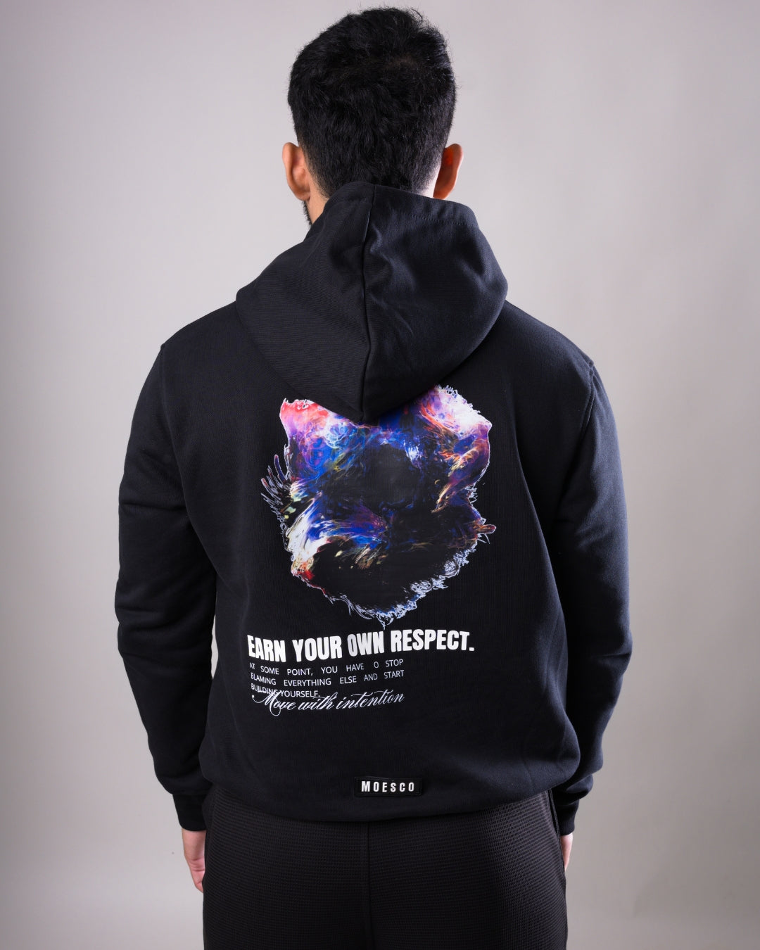 Hoodie Oversize Own Respect Black