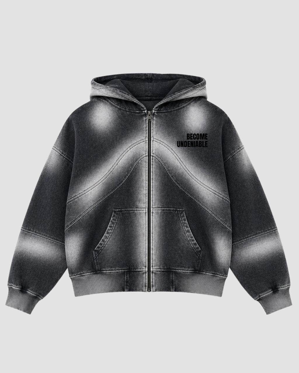 Hoodie Boxy Fit Undeniable black