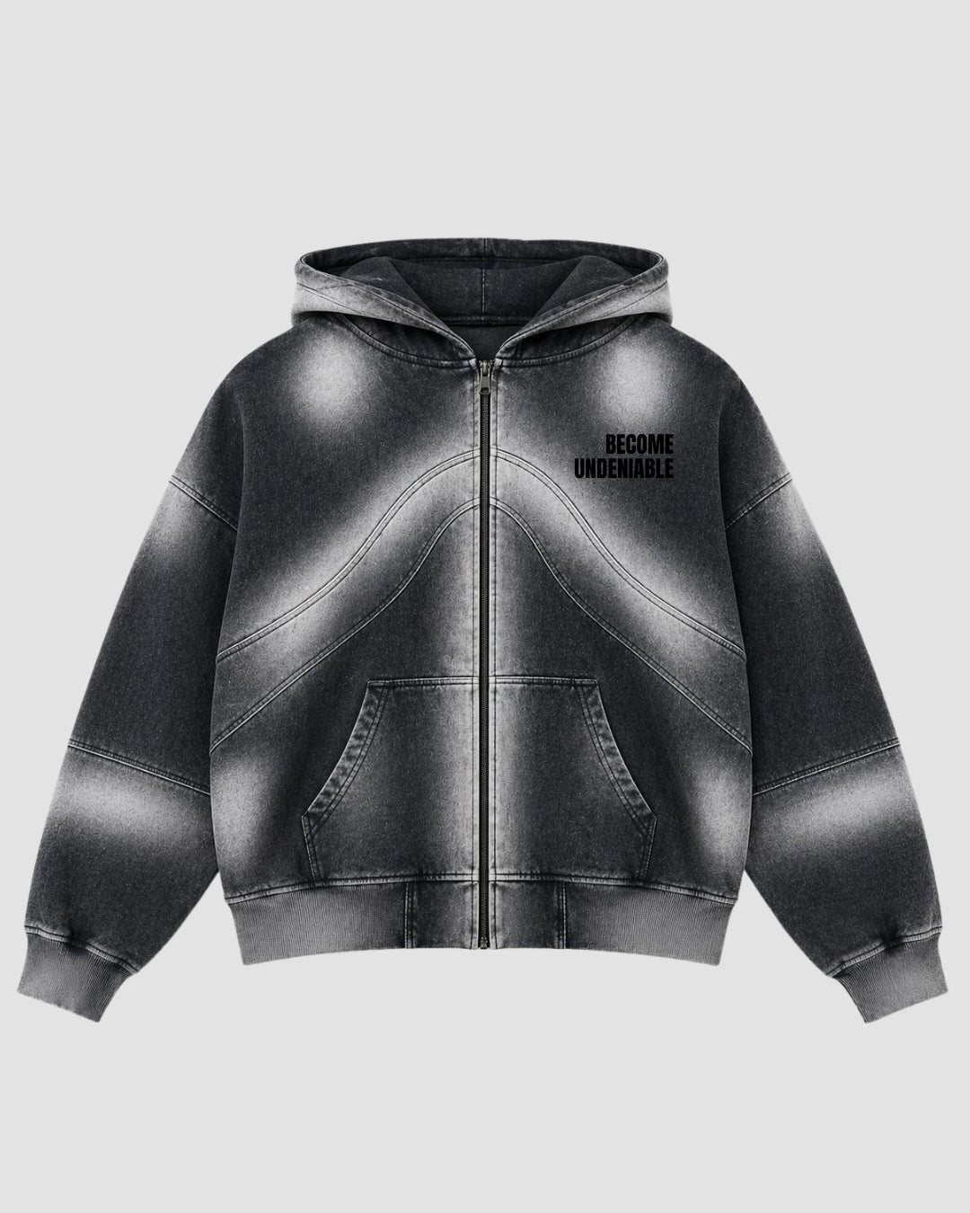 Hoodie Boxy Fit Undeniable black