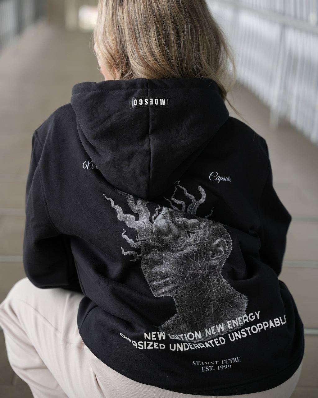 Hoodie Oversize New Edition Black