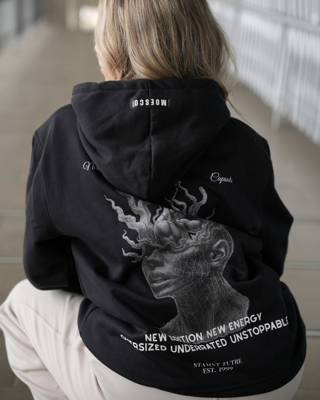 Hoodie Oversize New Edition Black