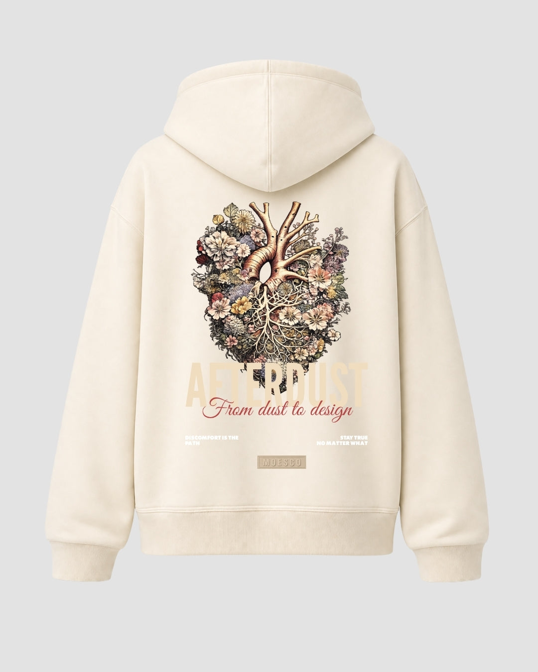 Hoodie Oversize Afterdust Ivory