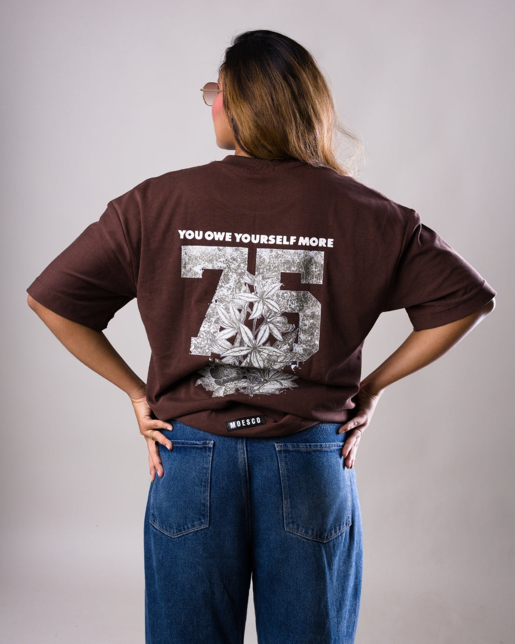 T-shirt Oversize Seventy-Five Brown