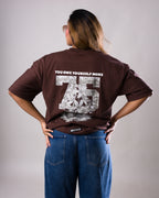 T-shirt Oversize Seventy-Five Brown