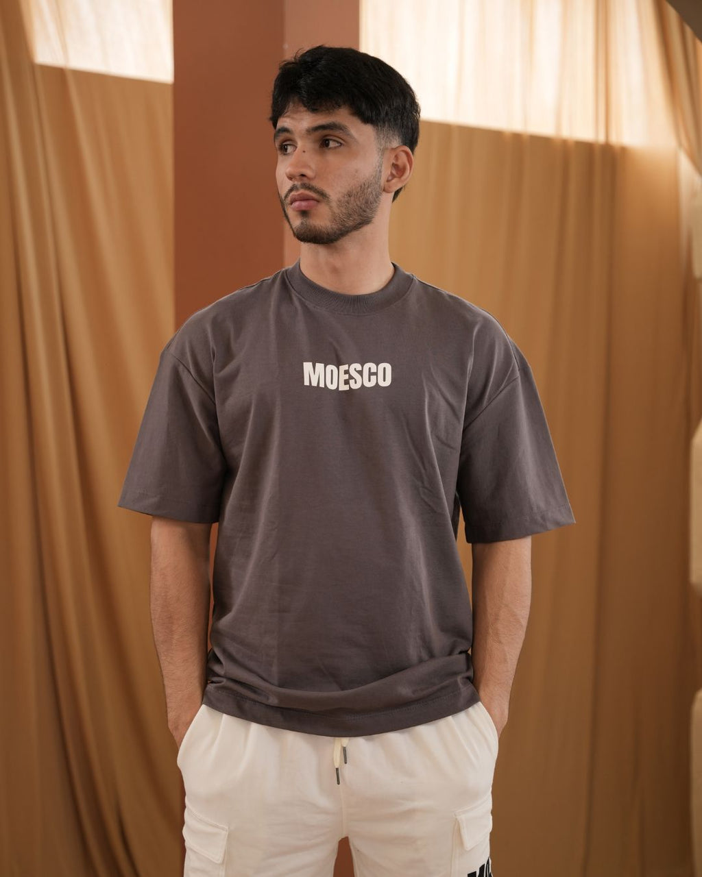 T-shirt Oversize Moesco Gray