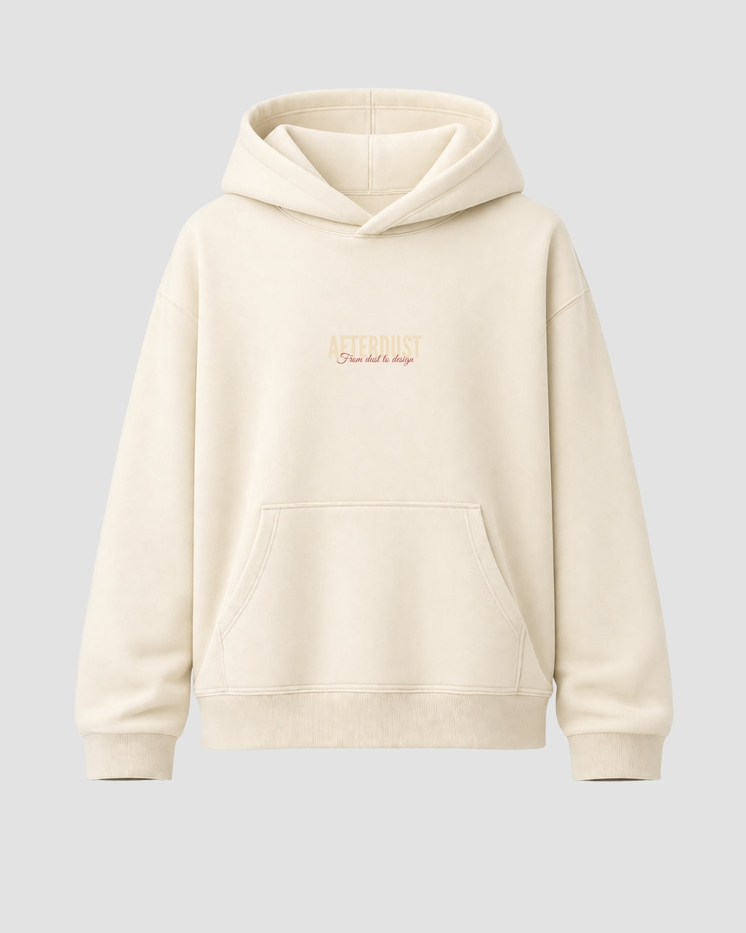 Hoodie Oversize Afterdust Ivory