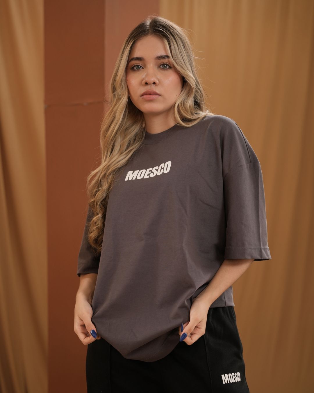 T-shirt Oversize Moesco Gray