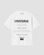 T-shirt Oversize Universe White
