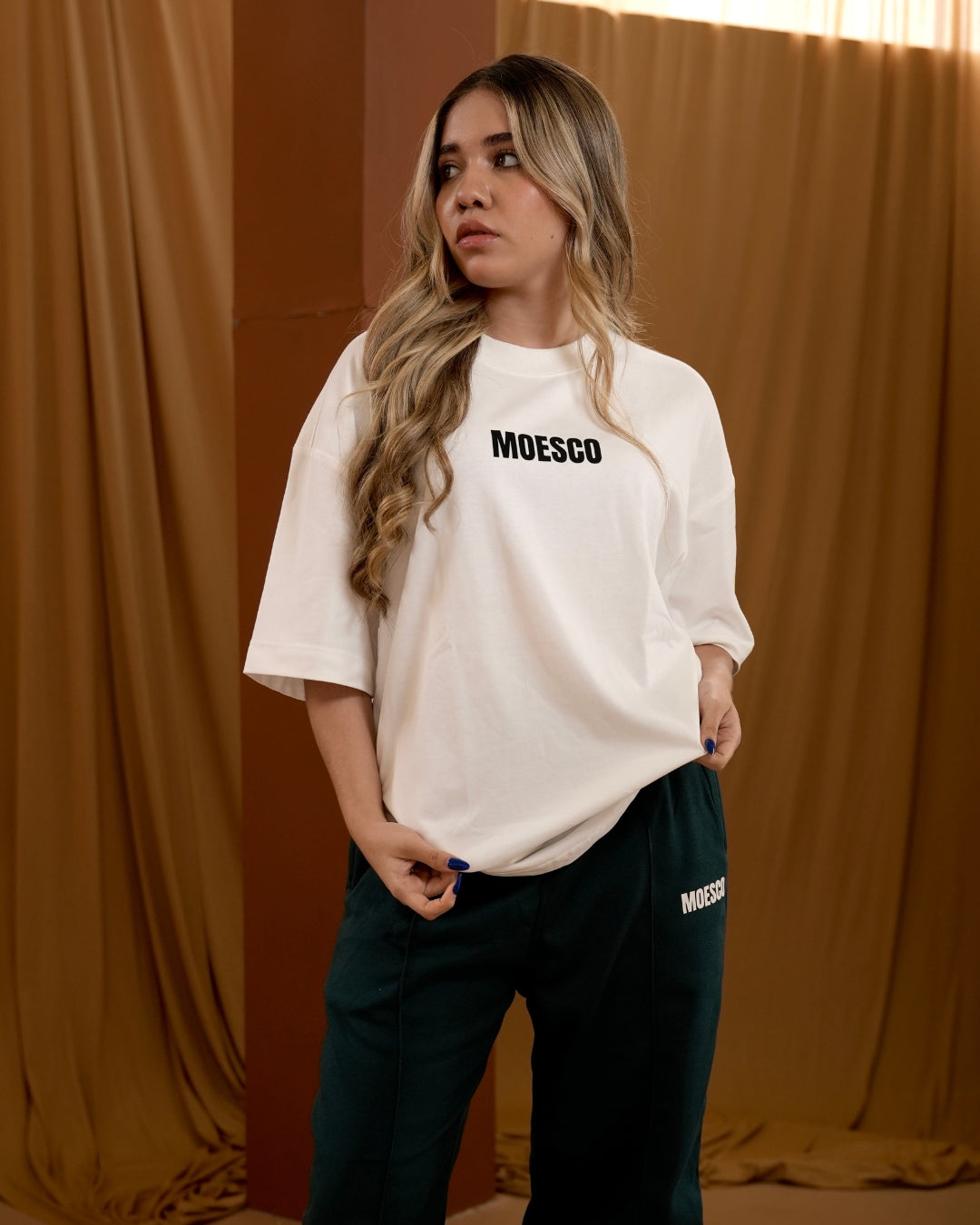 T-shirt Oversize Moesco White