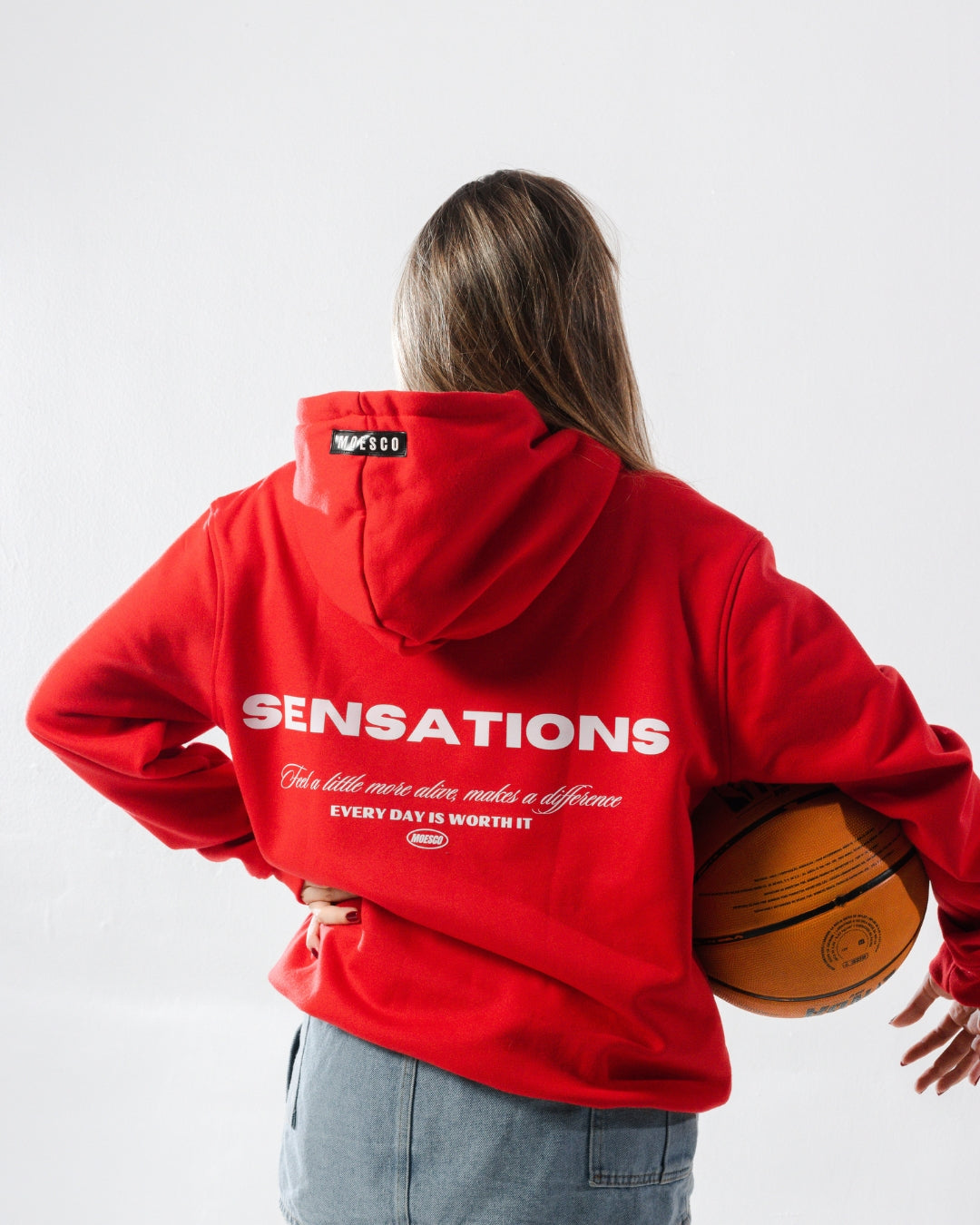 Hoodie Oversize Sensations Red