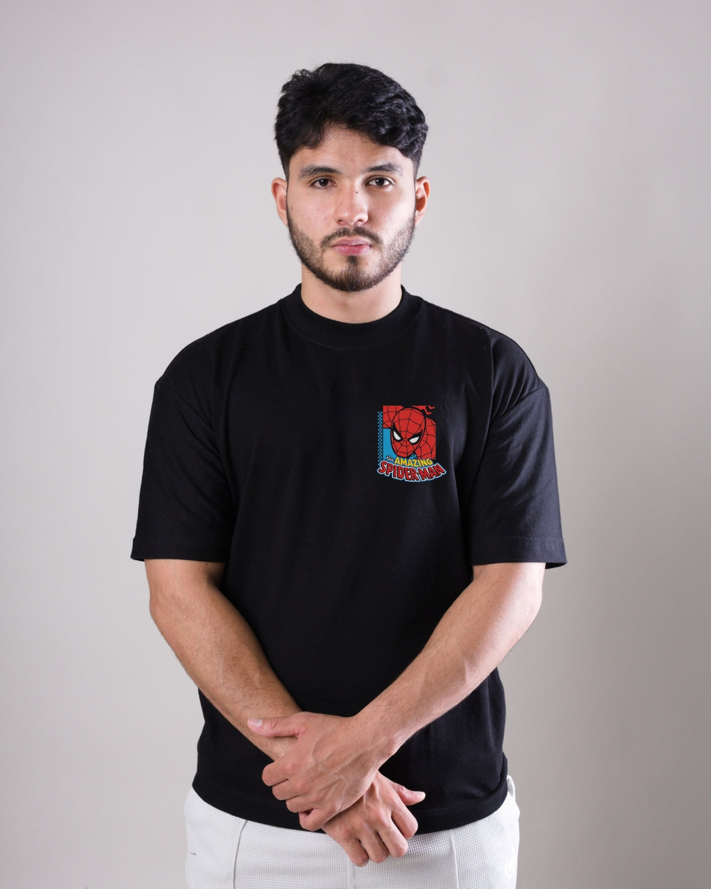 T-Shirt Black Spider Minimalista