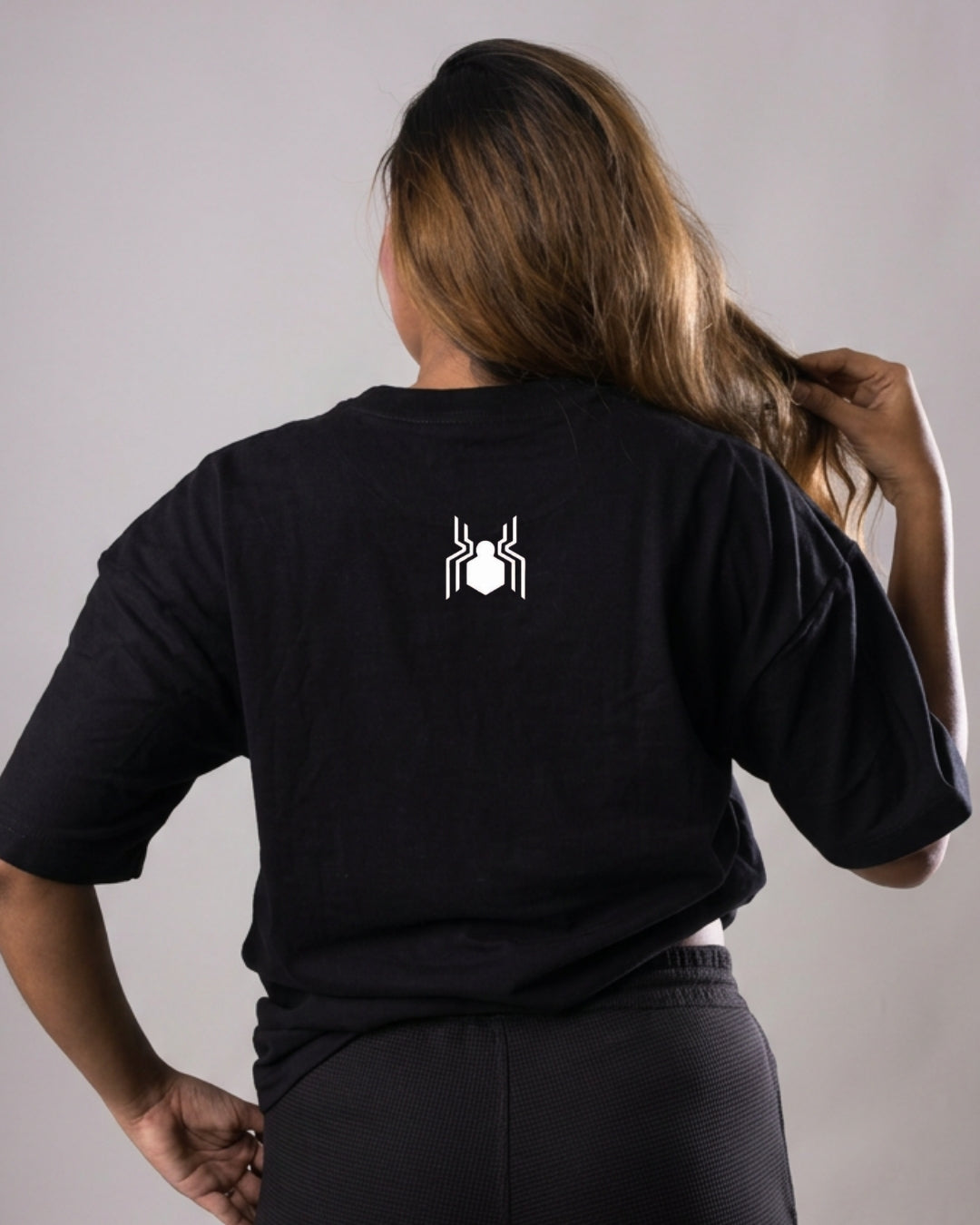 T-Shirt Black Spider Basic