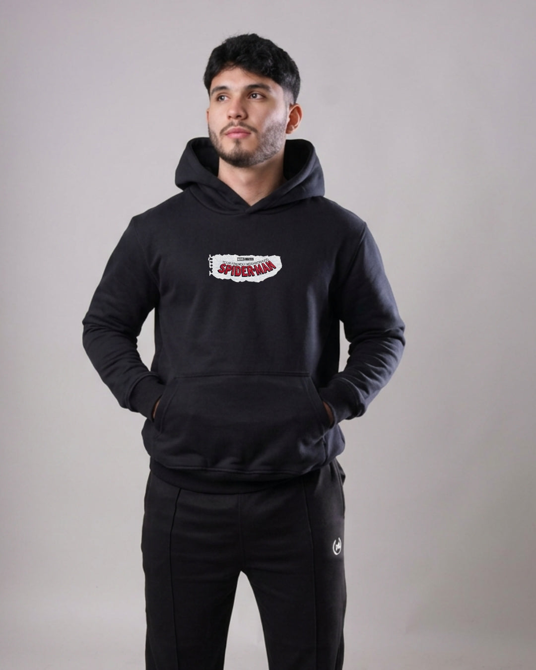 Hoodie Black Spiderman