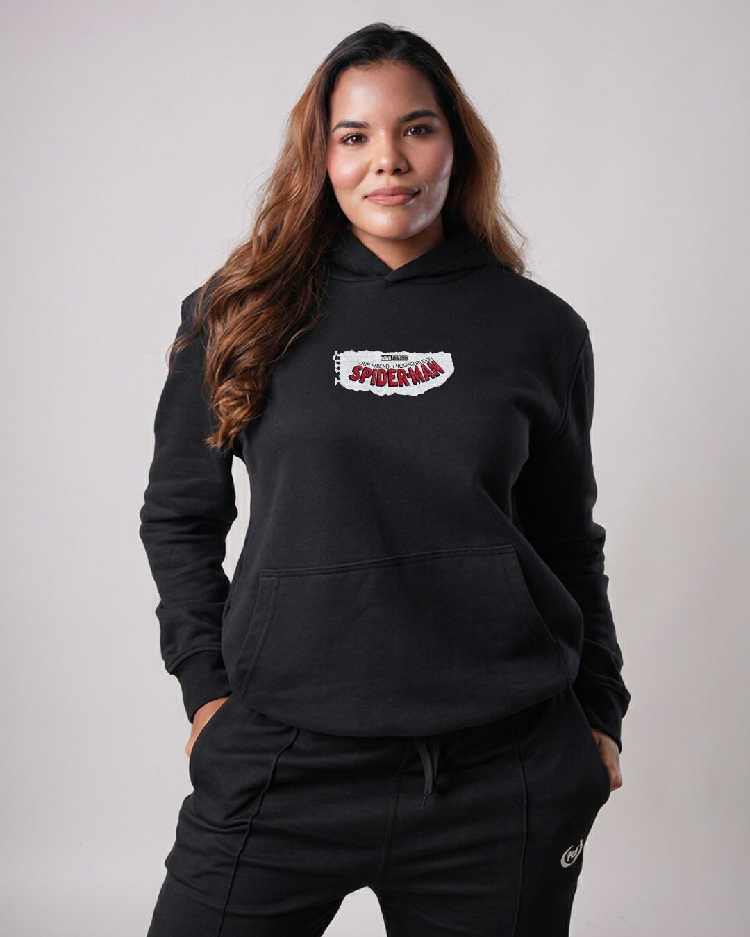 Hoodie Black Spiderman